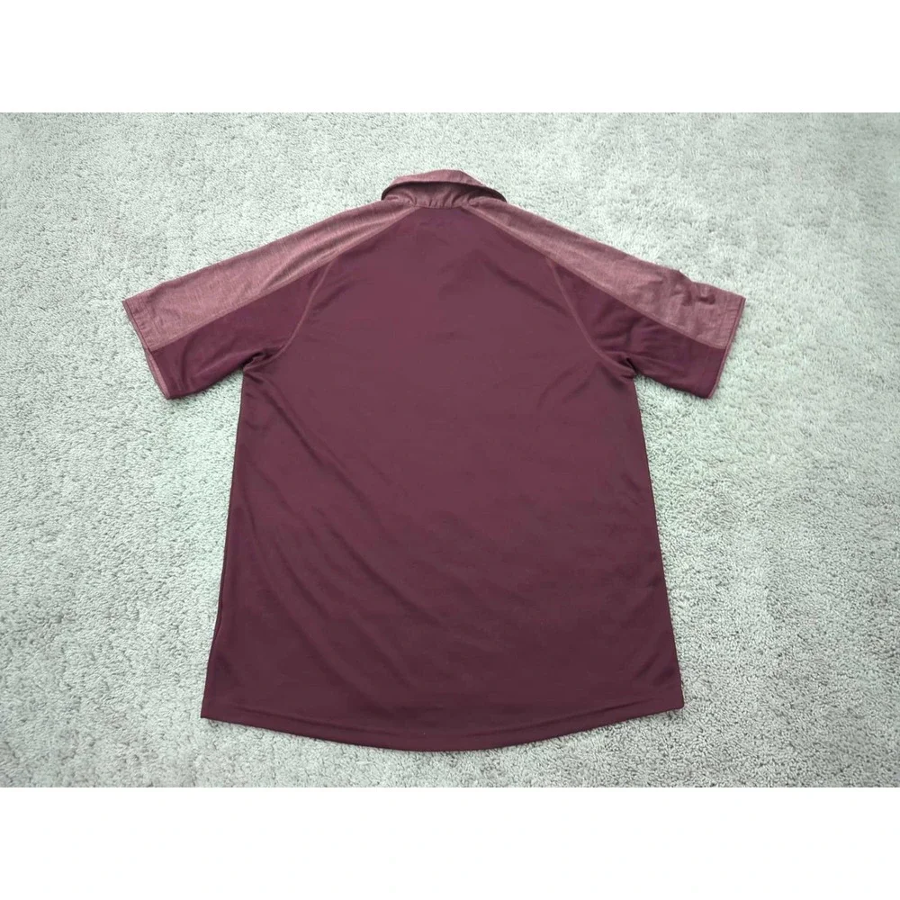 Texas A&M‎ Aggies Polo Shirt Mens Large Short Sleeve NCAA Adidas Red